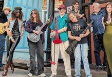 nightlifeNOW – January 15 to 21 Peterborough Musicians Benevolent Association (PMBA) Deluxe Live presents The Jethro's Blues Jam All-Stars, featuring Al Black on vocals/drums/harp, Jeremy Spencley on guitar/vocals, J.P. Hovercraft on bass/vocals, Lucy Ferrill on guitar/vocals, Parker Farris on guitar, Caitlin O'Connor on vocals, Frank Barth on trombone, and Maddy Hope on drums, at The Social Pub in downtown Peterborough on Saturday afternoon. (Photo via PMBA Facebook page)