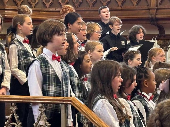 To raise the final funds needed to host the full-day Northumberland Youth Sing Festival in partnership with Sounds of the Next Generation (SONG), the Peterborough Children's Chorus is hosting a fundraiser euchre tournament on January 24, 2026. Being held at the All Saints' Anglican Church, the tournament will also include a 50/50 draw, silent auction, and café. (Photo courtesy of Peterborough Children's Chorus)