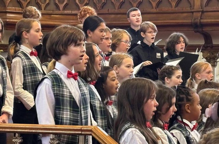 To raise the final funds needed to host the full-day Northumberland Youth Sing Festival in partnership with Sounds of the Next Generation (SONG), the Peterborough Children's Chorus is hosting a fundraiser euchre tournament on January 24, 2026. Being held at the All Saints' Anglican Church, the tournament will also include a 50/50 draw, silent auction, and café. (Photo courtesy of Peterborough Children's Chorus)