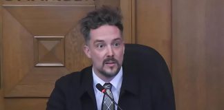 Councillor Alex Bierk speaks against the proposed ban on councillors taking their phones into council chambers during a discussion of the proposed new procedure by-law at council's general committee meeting on January 26, 2026. (kawarthaNOW screenshot of City of Peterborough video)