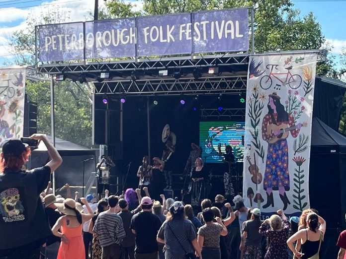 Toronto-based "guerilla-folk-punk" band Lemon Bucket Orkestra performs at the 2025 Peterborough Folk Festival. Festival organizers are now accepting submissions from established musical artists who want to perform at the 2026 festival and are also accepting applications for the 2026 Emerging Artist of the Year. (Photo courtesy of Peterborough Folk Festival) Toronto-based "guerilla-folk-punk" band Lemon Bucket Orkestra performs at the 2025 Peterborough Folk Festival. Festival organizers are now accepting submissions from established musical artists who want to perform at the 2026 festival and are also accepting applications for the 2026 Emerging Artist of the Year. (Photo courtesy of Peterborough Folk Festival)