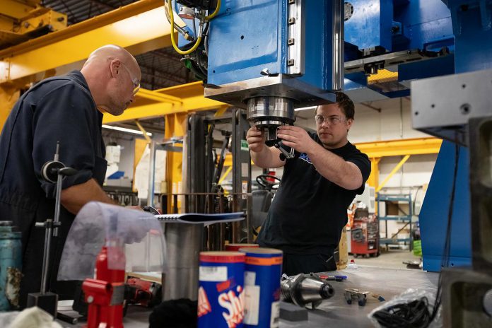 Quickmill employs workers in manufacturing, service, engineering, and finance, with 84 per cent of current 50 employees having worked at the company more than five years and 16 per cent having worked there for more than 15 years. (Photo: Jordan Lyall Photography)