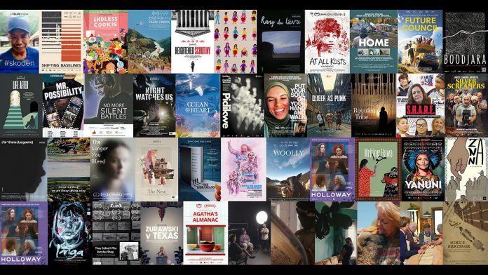 More than 40 local, national, and international documentary films will be shown at the 2026 Reframe Film Festival, with in-person screenings at Market Hall Performing Arts Centre and Showplace Performance Centre in downtown Nogojiwanong/Peterborough from January 30 to February 1 and a online screenings across Canada from February 3 to 8. (Collage: ReFrame Film Festival)