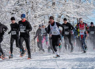 Some of North America's top snowshoe athletes are expected to compete in the inaugural Kawartha Lakes Winter Festival at Eganridge Resort, Golf Club & Spa in Fenelon Falls on February 1, 2026. (Photo: Spafford Health and Adventure)