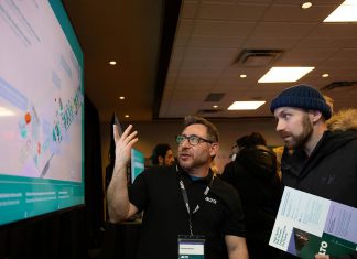 Over 800 people attend Alto open house on proposed high-speed rail corridor through Peterborough Raymond Beshro, Alto's director of urban interaction, speaks with an attendee during an open house on the proposed high-speed rail network between Toronto and Quebec City held at the McDonnel Street Activity Centre in Peterborough on February 26, 2026. (Photo: Jordan Lyall / kawarthaNOW)