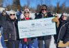 Bruce and Elizabeth Thompson alone donated $14,000 of the $40,000 raised for Campbellford Memorial Hospital during the 34th annual Polar Plunge at Campbellford Lions Community Park on January 31, 2026. (Photo: Campbellford Memorial Hospital Auxiliary)