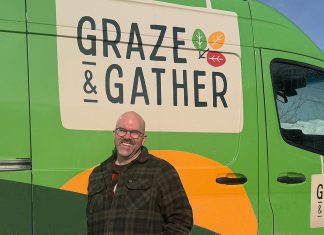 Dave Kranenburg is the founder of Graze & Gather, which originally launched as a virtual farmers' market during the pandemic and now functions as the Kawartha Local Food Wholesale program's Green Circle Food Hub. Supporting expanded production and procurement within Peterborough County, the City of Peterborough, and the City of Kawartha Lakes, the Green Circle Food Hub is seeking participation from local food producers and buyers interested in showcasing local ingredients. (Photo: Graze & Gather)