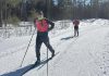 Two of the many cross-country skiers who participated in the Kawartha Nordic ComPassion Relay at Kawartha Nordic Ski Club in North Kawartha Township on January 31, 2026, raising just over $18,000 for the ComPassion Project supporting six local organizations. (Photo: Kawartha Nordic / Instagram)