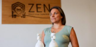 Jena Trimble founded Zen Home and Cottage Cleaning Services in 2020 to support clients across The Kawarthas. Now taking on more residential clients, the company and its dedicated team offers deep cleans and regular maintenance as well as additional services including wash-and-fold laundry services with free pickup and delivery. Jena's team of full-time and part-time cleaning professionals uses an original all-natural and all-purpose cleaner that's also available for purchase and refills. (Photo: Zen Home and Cottage Cleaning Services)