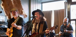 nightlifeNOW – February 19 to 25 Gráinne Ryan & The Knight Riders (Alan Black on drums, Andy Pryde on bass, Sean Daniels on keyboards, and Jeremy Spencley on lead guitar) will be hosting the Peterborough Musicians Benevolent Association's monthly Deluxe Live event at The Social Pub in downtown Peterborough on Saturday afternoon, with singer-songwriter Mark Beatty opening. (Photo: Andy Carroll)