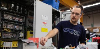 Brody Klages is the Electrical Team Lead at Peterborough's Quickmill, which has grown into one of the world's leading manufacturers of large-scale machining centers over the past 40 years. With the U.S. currently its most important export market, Quickmill is pursuing a diversified growth strategy and has been invited by the federal government to join a select group of Canadian export-ready companies for the Team Canada Trade Mission to Mexico from February 15 to 20, 2026. (Photo: Jordan Lyall Photography)