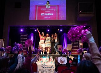 The Tiffany Show’s third annual IWD Party on March 8 honours local women, shared stories, and meaningful connection Tiffany Arcari (left) celebrating local women during The Tiffany Show's 2025 International Women's Day Party at The Venue in downtown Peterborough. Registration is now open for the third annual community-oriented event which will take place at The Venue on March 8, 2026 and feature powerful stories from four local women, the Self-Love Mirror, pampering from local businesses, prizes and giveaways, and lots of fun surprises. (Photo: Jordan Lyall Photography)