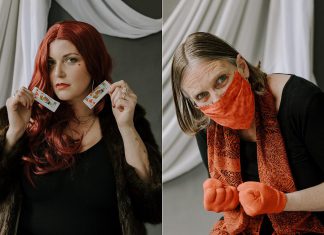 Rose Terry as the Queen of Hearts and Hermoine Rivision as Lady Macbeth for Heather Doughty's latest photography project "Villains." Launching ahead of International Women's Day on March 6, 2026 at Doughty's studio in downtown Peterborough, the visual and audio exhibition explores how media, social media, and mob mentality can completely change a narrative and turn a strong and powerful woman into a villain. (Photos: Heather Doughty Photography)