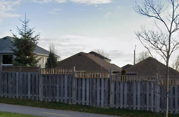 Peterborough police investigating racist graffiti as hate-bias crime A bike path runs along a 300-metre section of fence on the east side of Airport Road south of Sir Sanford Fleming Drive in Peterborough. (Photo: Google Maps)