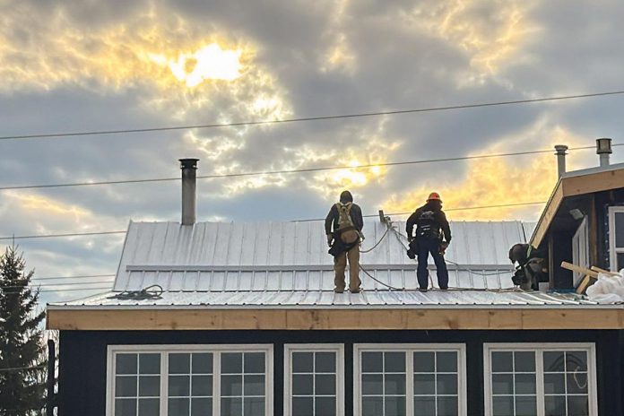 Bullarco Roofing & Full Exteriors specializes in premium metal roofing systems made to last decades with proven weather durability. Metal roofing can be a solution for extreme winter hazards since melting snow and ice can flow right off the roof, preventing it from building up behind eavestroughs. (Photo courtesy of Bullarco Roofing & Full Exteriors)