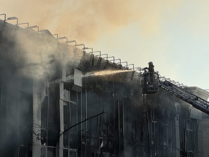 Missile and drone attacks outside Peterborough native Chloë Black's apartment while living in Ukraine in the summer of 2025. Black explains that, in some of urban centres, air-raid alarms have become so commonplace that most people don't run to shelters anymore. Though she continues to see resilience from Ukrainians, she notes that the constant attacks and related power outages are wearing people down. (Photo: Chloë Black)