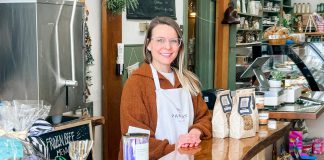 Lindsey Irwin is the third owner of The Lakefield Panty, an old-time groceteria that has operated in the Township of Selwyn for 45 years. As a serial entrepreneur, Irwin knows how crucial it is to support local and how difficult it can be make connections with new suppliers while simultaneously running a business. That's why she remains grateful for the support of Peterborough County and their agricultural programming, including the Kawartha Local Food Wholesale and Kawartha Choice FarmFresh programs. (Photo courtesy of The Lakefield Pantry)