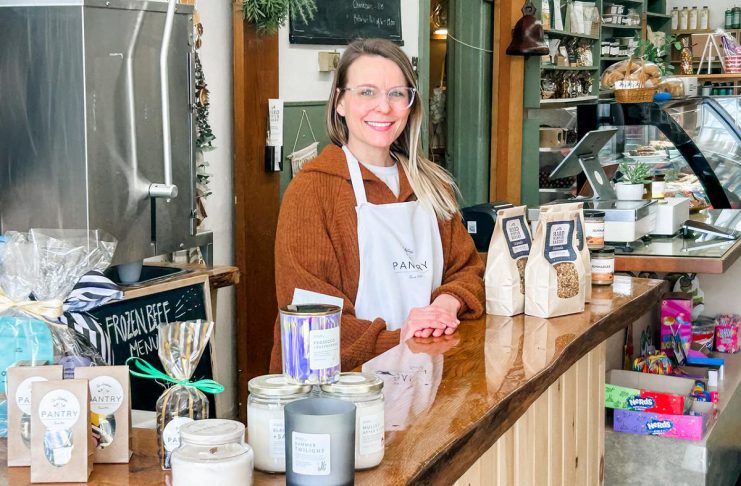 Lindsey Irwin is the third owner of The Lakefield Panty, an old-time groceteria that has operated in the Township of Selwyn for 45 years. As a serial entrepreneur, Irwin knows how crucial it is to support local and how difficult it can be make connections with new suppliers while simultaneously running a business. That's why she remains grateful for the support of Peterborough County and their agricultural programming, including the Kawartha Local Food Wholesale and Kawartha Choice FarmFresh programs. (Photo courtesy of The Lakefield Pantry)