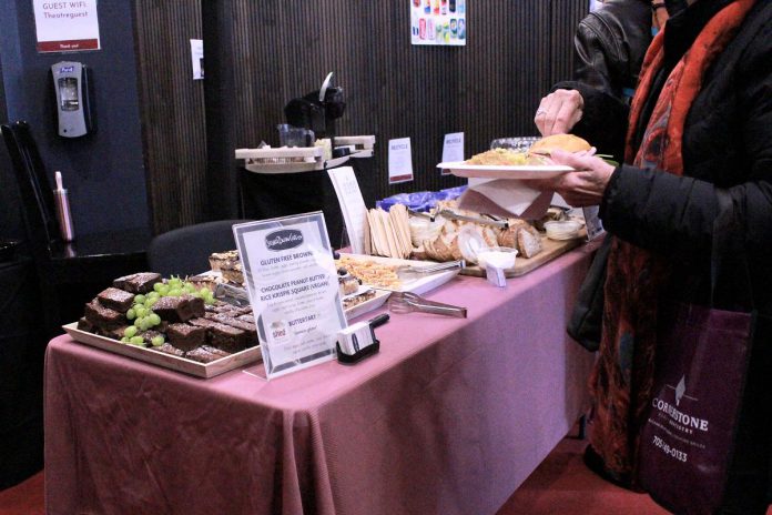 Attendees at the annual Empty Bowls fundraiser on February 27, 2026 at Showplace Performance Centre sampled a wide range of food donated by 11 local restaurants, including Hanoi House, St. Veronus, The Vine, La Mesita Restaurante, Hard Winter Bakery, By the Bridge, The Food Shop, Sam's Place, Love You Mean It, Ashburnham Ale House, and Silver Bean Cafe, with Cornerstone Family Dentistry returning once again as presenting sponsor. (Photo: One City Peterborough)