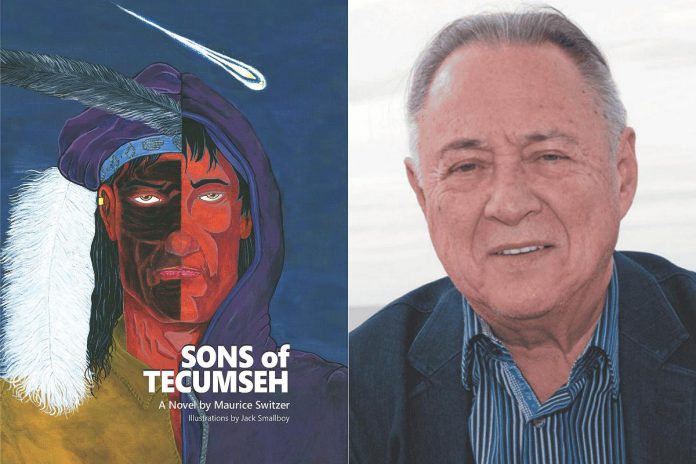 The Lakefield Literary Festival presents Maurice Switzer, Indigenous author of "Sons of Tecumseh," for a conversation moderated by Trent University's Dr. Jackson Pind at the Bryan Jones Theatre at Lakefield College School on April 9, 2026. (Photos courtesy of Lakefield Literary Festival)