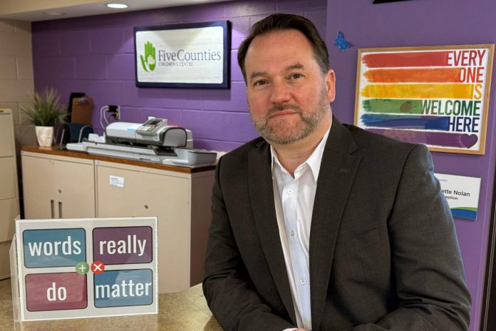 Five Counties Children's Centre CEO Scott Pepin argues that while words matter, how we use them can matter even more, especially in how they can be used to build someone up or bring them down. A term used in the mid-20th century to refer to people with intellectual disabilities, the R-word has seen a resurgence on social media, where it has been weaponized as a slur and term of ridicule and exclusion. (Photo: Five Counties Children's Centre) Five Counties Children's Centre CEO Scott Pepin argues that while words matter, how we use them can matter even more, especially in how they can be used to build someone up or bring them down. A term used in the mid-20th century to refer to people with intellectual disabilities, the R-word has seen a resurgence on social media, where it has been weaponized as a slur and term of ridicule and exclusion. (Photo: Five Counties Children's Centre)