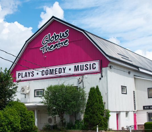 Globus Theatre in Bobcaygeon is one of the three finalists for the Tourism Excellence Award for the Lindsay & District Chamber of Commerce's 2026 Awards of Excellence. The winners of 17 awards will be announced at the awards gala at the Victoria Park Armoury in Lindsay on Saturday, April 25, along with Business Person Of The Year, Legacy Leader Of The Year, and Citizen Of The Year. (Photo: Globus Theatre)