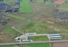 Located just west of Lindsay off Highway 35, the Kawartha Lakes Municipal Airport has a main asphalt runway and a secondary grass runway. (Photo: Kawartha Lakes Municipal Airport)