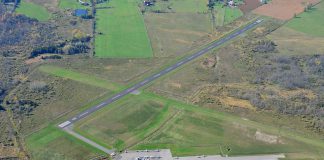 Located just west of Lindsay off Highway 35, the Kawartha Lakes Municipal Airport has a main asphalt runway and a secondary grass runway. (Photo: Kawartha Lakes Municipal Airport)