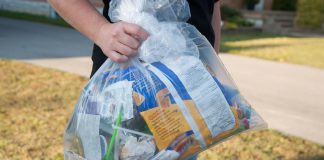 Miller Waste, which collects garbage on behalf of the City of Kawartha Lakes, will no longer collect garbage bags containing recyclable items, like flexible plastics and chip bags, beginning April 20, 2026. Any garbage bags containing recyclables will be tagged and left behind, but will be collected the following week if the recyclable materials have been removed. (Photo: City of Kawartha Lakes)