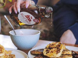 With all the snow this winter insulating maple trees, Red Mill Maple Syrup is predicting a good maple syrup season. The Millbrook producer is one of 10 maple syrup producers in the Kawarthas region that are participating in Maple Weekend on April 4 and 5, 2026, where the public is invited to learn about the process, enjoy maple-flavoured products, and see why pure Ontario maple syrup is unmatched. (Photo: Red Mill Maple Syrup)