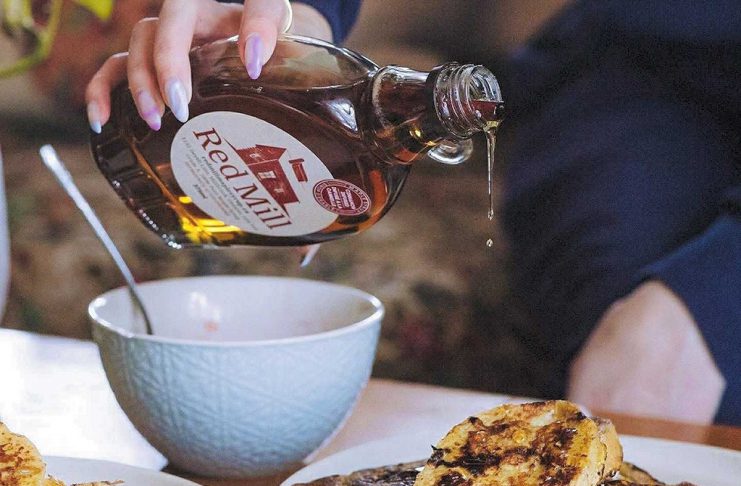 With all the snow this winter insulating maple trees, Red Mill Maple Syrup is predicting a good maple syrup season. The Millbrook producer is one of 10 maple syrup producers in the Kawarthas region that are participating in Maple Weekend on April 4 and 5, 2026, where the public is invited to learn about the process, enjoy maple-flavoured products, and see why pure Ontario maple syrup is unmatched. (Photo: Red Mill Maple Syrup)