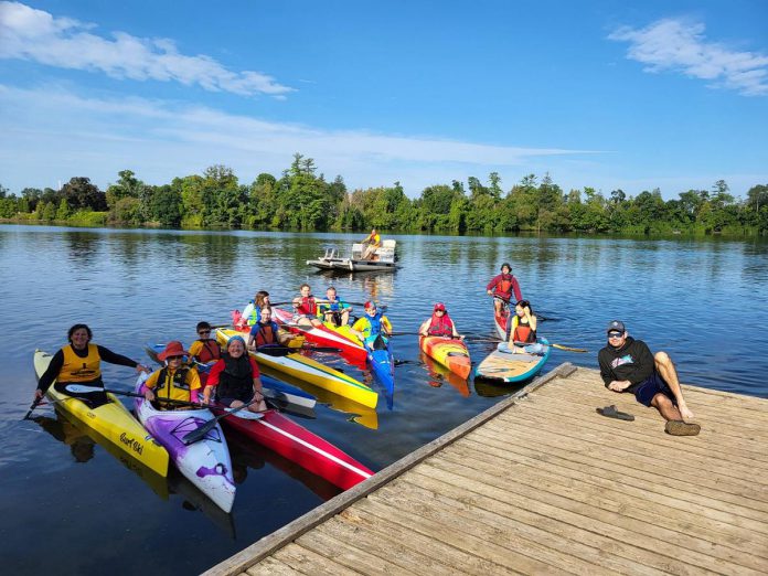 Registration is now open for spring and summer programs led by the Peterborough Canoe & Kayak Club on Little Lake. Guided by competitive sprint canoeist and head coach Zoe Bergeron, the youth programs include full-day sprint camps, high-performance training, and a new youth dragon boat team. Registration is also open for master's programs for adults, which include community, competitive, and dragon boat programs. (Photo courtesy of Peterborough Canoe & Kayak Club)