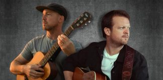 Hamilton indie folk-rock singer-songwriter, guitarist, and pianist Mattie Leon (right) will be performing with his brother and longtime collaborator Mike Leon (left) and bassist Nelson Sobral at Jethro's Bar + Stage in downtown Peterborough on Friday night. (Publicity photo)