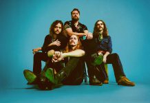 Saskatchewan's retro rockers The Sheepdogs (Ewan Currie, Ryan Gullen, Shamus Currie, and Ricky Paquette) are performing at The Venue in downtown Peterborough on Saturday night as part of their Out All Night Tour. (Promotional photo)