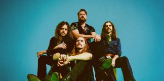 Saskatchewan's retro rockers The Sheepdogs (Ewan Currie, Ryan Gullen, Shamus Currie, and Ricky Paquette) are performing at The Venue in downtown Peterborough on Saturday night as part of their Out All Night Tour. (Promotional photo)