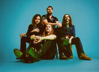 Saskatchewan's retro rockers The Sheepdogs (Ewan Currie, Ryan Gullen, Shamus Currie, and Ricky Paquette) are performing at The Venue in downtown Peterborough on Saturday night as part of their Out All Night Tour. (Promotional photo)