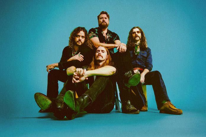 Saskatchewan's retro rockers The Sheepdogs (Ewan Currie, Ryan Gullen, Shamus Currie, and Ricky Paquette) are performing at The Venue in downtown Peterborough on Saturday night as part of their Out All Night Tour. (Promotional photo)
