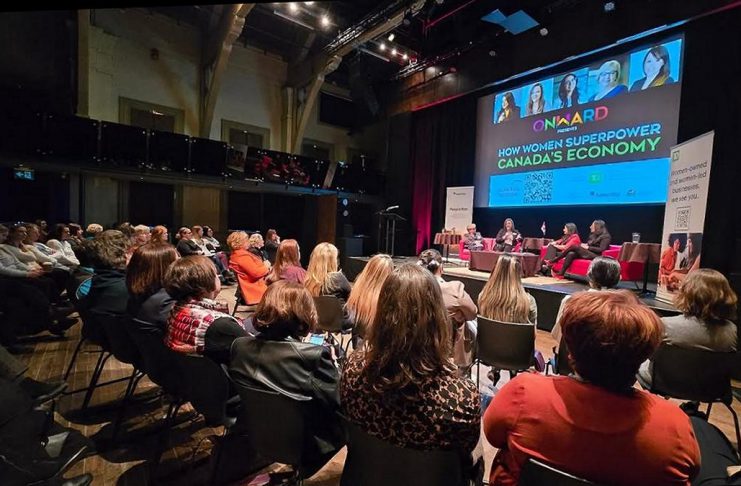 Hosted by Maryam Monsef's ONWARD and the Peterborough and Kawarthas Chamber of Commerce, "A Conversation about the Status of Women in our Community" on March 31, 2026 at the Market Hall Performing Arts Centre in downtown Peterborough is a follow-up to last winter's "How Women Superpower Canada's Economy" event. Held in honour of the late civic leader and feminist Ann Farquharson, the 2026 event will explore key topics such as women's leadership, economic empowerment, gender equity, intersectional barriers, community impact, and pathways forward and will include a light lunch and time for networking. (Photo: Jeannine Taylor / kawarthaNOW)