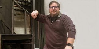 "Young Frankenstein" director Nate Axcell at the Peterborough Theatre Guild. The musical comedy, based on the 1974 film of the same time by Mel Brooks, runs for 11 performances from April 17 to May 3, 2026. (Photo: Paul Rellinger / kawarthaNOW)