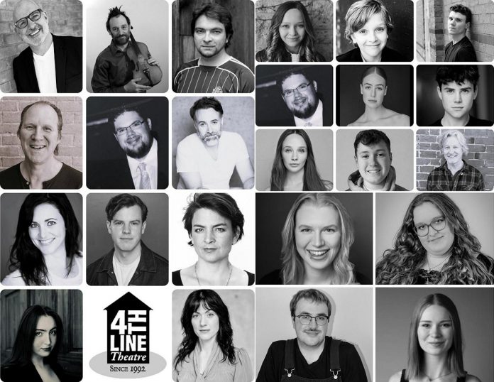 Some of the new and returning actors who will be performing in 4th Line Theatre's productions of Leanna Brodie's "Schoolhouse" and Megan Murphy's "Wild Irish Geese" for the outdoor theatre company's 34th summer season. (4th Line Theatre collages)