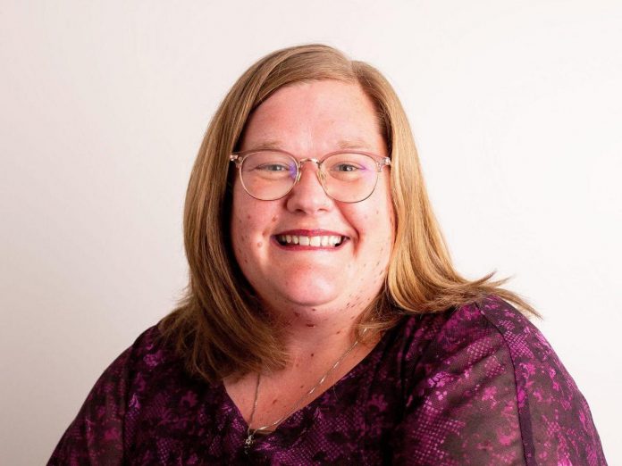 Peterborough East City resident Ashley Bonner has been working on building community resilience through a number of local initiatives including creating an online hub, hosting network events, and encouraging neighbourhood residents to get to know one another. In addition to launching the East City Ptbo community hub on Facebook during the pandemic, she helped organize the East City C.A.R.E. grassroots community initiative and, at a neighbourhood networking event on April 27, 2026 at St. Luke's Church, will be introducing a new project in partnership with Community Care Peterborough that will support vulnerable residents during emergency situations. She will also be leading the fifth annual East City Neighbourhood Yard Sale on Mother's Day weekend. (Photo via Women's Business Network of Peterborough website)