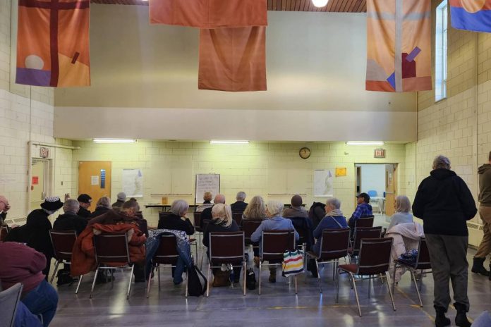 After realizing the limitations to having an online hub for residents to connect with one another during emergencies, East City resident Ashley Bonner co-organized a neighbourhood emergency preparedness meeting at St. Luke's Anglican Church on Armour Road on January 31, 2026. The East City C.A.R.E. (Community Action for Resilience in Emergencies) also hosted meetings in February and March. Bonner will be hosting a Neighbourhood Network event featuring community groups and local businesses at St. Luke's at 6:30 p.m. on Monday, April 27. (Photo courtesy of Ashley Bonner)