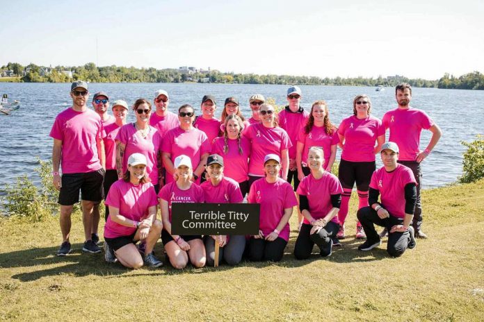 After surviving stage 4 breast cancer, Brianne Thompson joined the Peterborough's Dragon Boat Festival in 2024 to raise money for Peterborough Regional Health Centre (PRHC), where she spent her 25-year career working as a registered nurse. (Facebook photo)