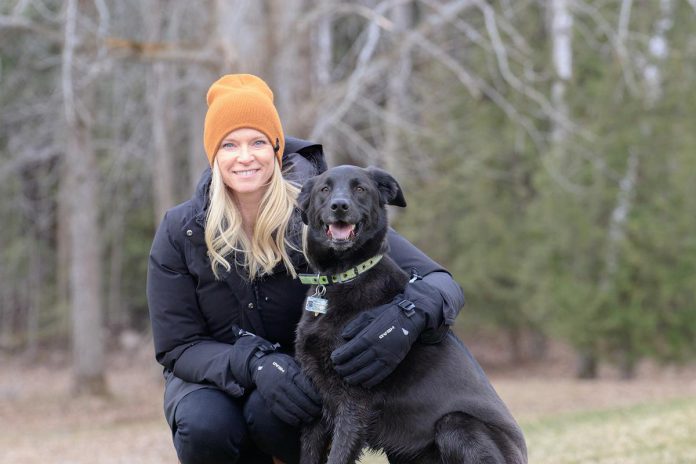 Brianne Thompson with Henry. Prior to marrying Alan Thompson in September 2023, Brianne was married to Jay Callaghan and the couple had two sons, Thomas-Jay and Chase, now 21 and 19. (Photo: Jay Callaghan)
