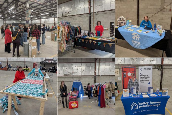 Some of the 25 businesses and organizations that participated at Clean Up Peterborough's inaugural RE:Connect circular economy event on October 29, 2025 at the Morrow Building in Peterborough. The free family-friendly event returns on April 15, 2026 and will give attendees the opportunity to learn creative and practical ways to repair, reuse, and recycle materials to divert them from the landfill. (Photos courtesy of Clean Up Peterborough)