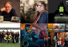 encoreNOW for April 6, 2026 features (from left to right, top and bottom) Public Energy's presentation of Chris Earle's one-man show "Donnie and Me and the CBC" at Peterborough's Market Hall, Steve Marriner in concert at the Coboconk Legion and at the Market Hall, Peterborough Theatre Guild's season-ending production of Mel Brooks' "Young Frankenstein," Peterborough Pop Ensemble's 25th-anniversary concert at the Market Hall, Performing Arts Lakefield's presentation of The Happy Pals New Orleans Music Orchestra at Lakefield United Church, and a week-long season rollout community celebration for Port Hope's Capitol Theatre. (kawarthaNOW collage)