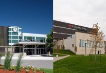 Fleming College, with campus locations in Peterborough, Lindsay, Cobourg, and Haliburton, has announced plans to merge with St. Lawrence College, with campus locations in Kingston, Brockville, and Cornwall. (Photos: Fleming College and St. Lawrence College)