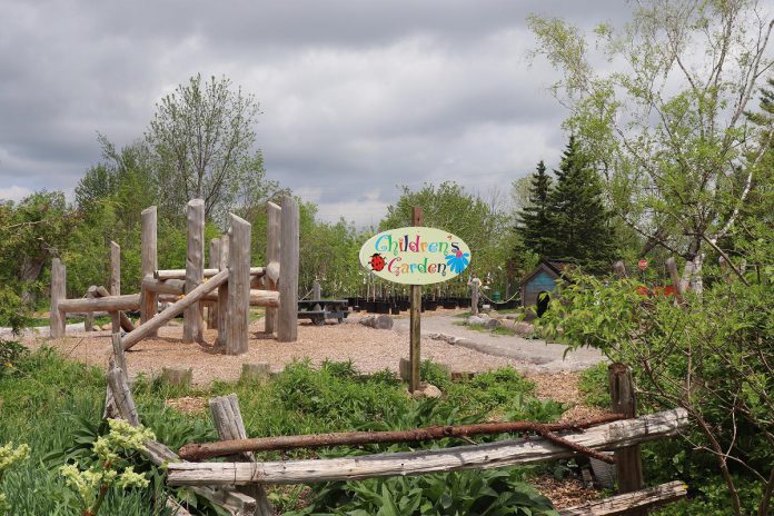 A naturalized playscape was the latest addition to The Children's Garden, installed in Ecology Park in 2023. GreenUP is looking for help from the community to extend the current play space and revive environmental learning opportunities for children and families. (Photo: GreenUP)