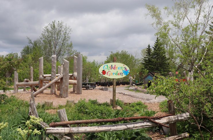 GreenUP seeks community support to reimagine the Children’s Garden at Ecology Park in Peterborough A naturalized playscape was the latest addition to The Children's Garden, installed in Ecology Park in 2023. GreenUP is looking for help from the community to extend the current play space and revive environmental learning opportunities for children and families. (Photo: GreenUP)