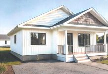 A conceptual rendering of the single-family homes that Habitat for Humanity Peterborough and Kawarthas Region (Habitat PKR) is planning to build in Norwood. Habitat PKR is seeking three families living or working in Norwood to become homeowners in partnership with the charity's affordable homeownership program, which works with families who do not qualify for traditional mortgages and face other financial barriers to purchasing their own home. (Rendering: Marshall Design Studio courtesy of Habitat PKR)